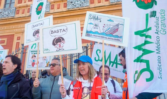 La sanidad andaluza afronta desde hoy una huelga indefinida