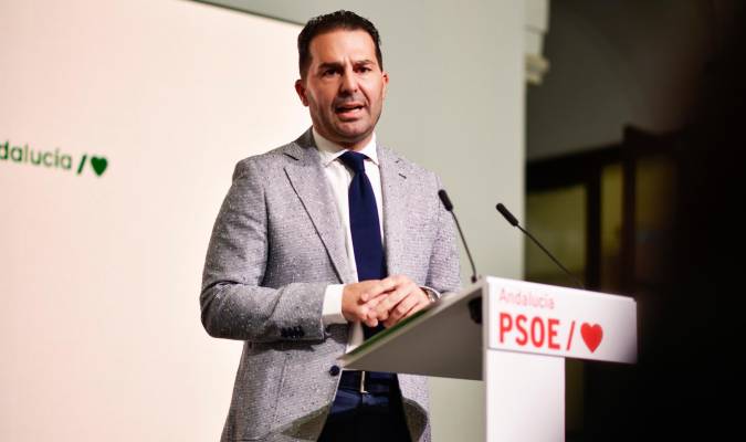 El secretario de Organización del PSOE-A, Noel López.