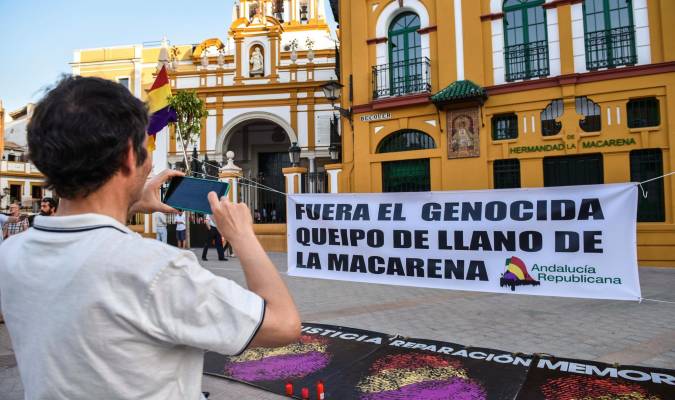 La Macarena niega el traslado de Queipo de Llano a la sacristía, «sin fecha de inicio ni de finalización»
