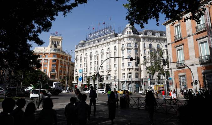 Imagen de archivo del hotel Palace, en Madrid. EFE/ Mariscal