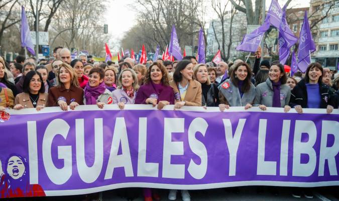 El feminismo se manifiesta el 8M por separado en las principales ciudades