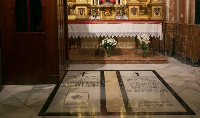 Adelante pedirá exhumar los restos de Queipo de la basílica de la Macarena