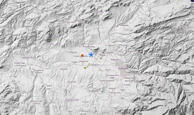 Registrado un terremoto en Granada