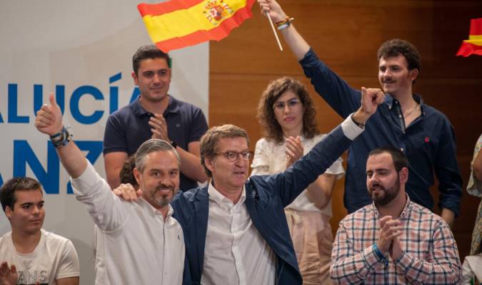 Feijóo y su barones buscan la fórmula para extender el triunfo del PP andaluz