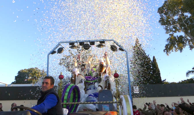 Masiva Cabalgata de Reyes Magos en Utrera