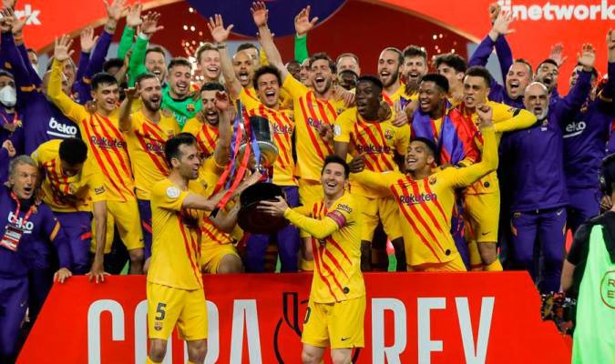 El Barça ejerce de rey de copas