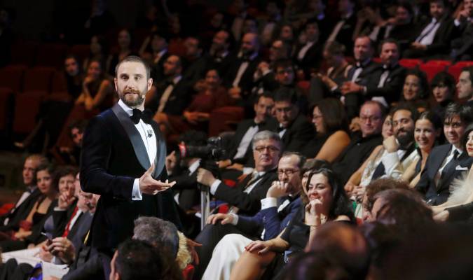 El actor Dani Rovira durante la gala de entrega de la XXXI edición de los Premios Goya del cine español. EFE/Ballesteros 