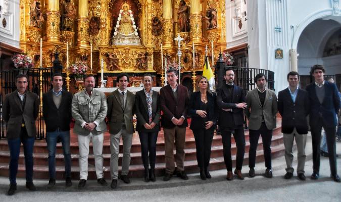 Morante, Aguado y Ortega en el festival de la Matriz del Rocío