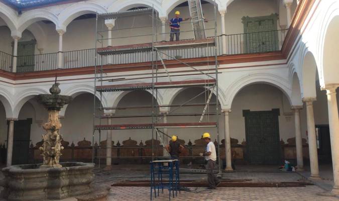 El Ayuntamiento de Écija rechaza el recurso por la obra del patio de Peñaflor