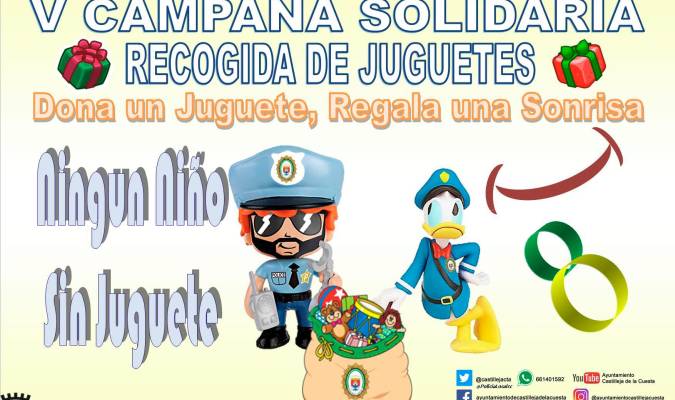 Los Reyes Magos llevan placa policial en Castilleja de la Cuesta