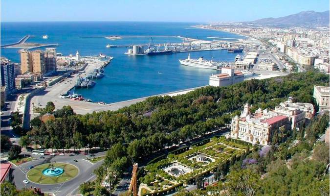 Vista aérea de Málaga. / El Correo