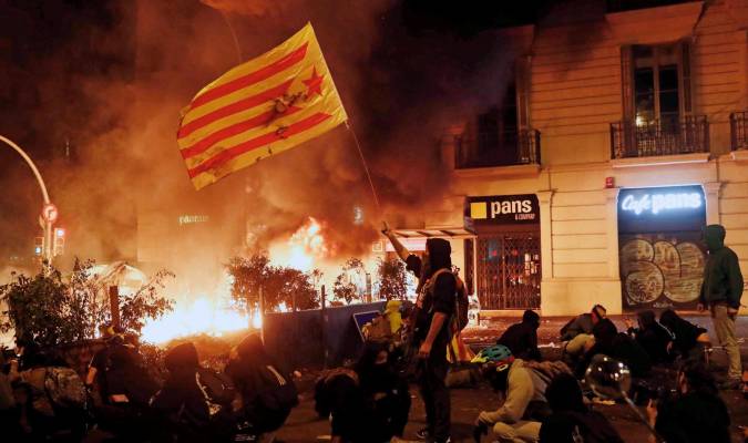 Heridas 44 personas en las protestas de este viernes en Cataluña