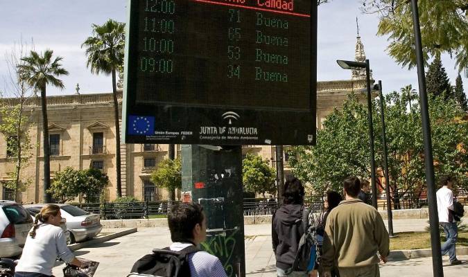 Sevilla, entre las tres ciudades con el aire más contaminado de España