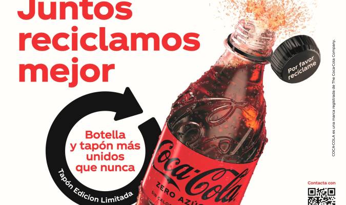 Así es el nuevo tapón de Coca-Cola