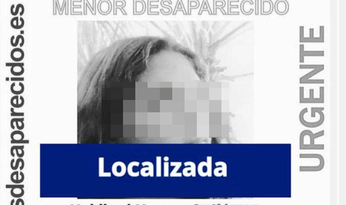 Localizan a la niña desaparecida en Málaga después de cuatro días