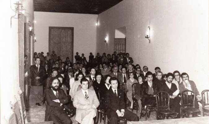 Momento de la presentación de la asociación el 7 de abril de 1979. Fotos: Juan Méndez Varo.