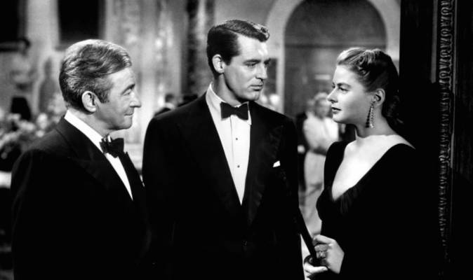 Claude Rains, Cary Grant e Ingrid Bergman. / El Correo