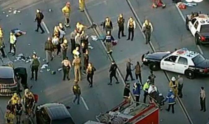 Al menos 22 heridos, cinco de ellos graves, tras un atropello en Los Ángeles