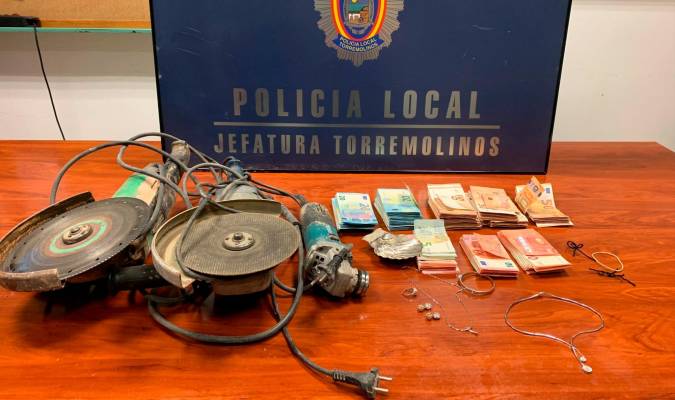 Actuacion de la policia local de Toremolinos.