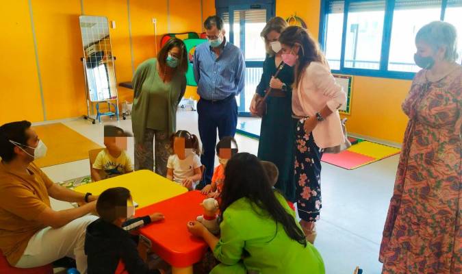 Visita institucional al nuevo Centro de Atención Infantil Temprana de la Fundación TAS en Burguillos (Foto: Delegación del Gobierno de la Junta en Sevilla)