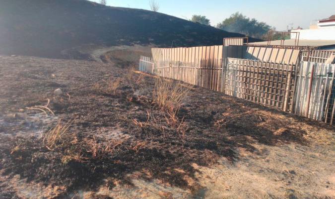 Abandonan el proyecto de reforestación en Camas tras un nuevo incendio