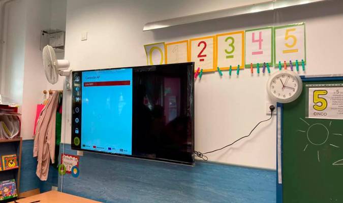 Los escolares de Huévar del Aljarafe, más digitales todavía