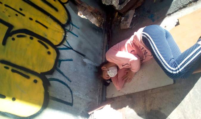 El otro estado de alarma: padre e hija durmiendo en la calle