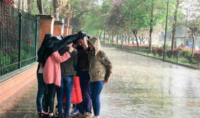 Fin de semana lluvioso en Sevilla