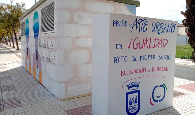 El arte urbano se alía con la igualdad en Alcalá del Río