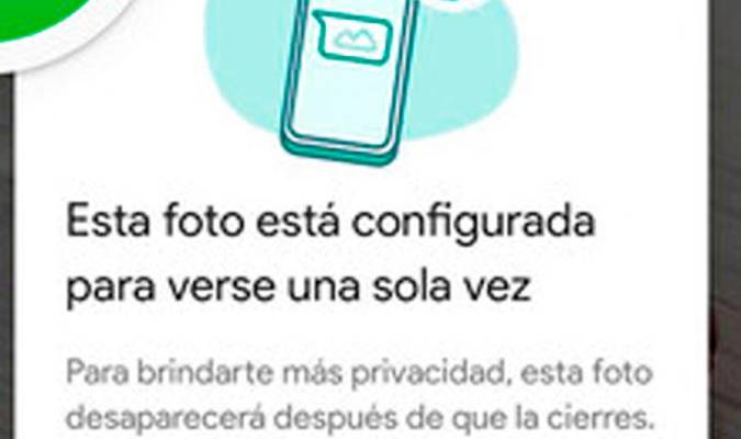 WhatsApp: cómo enviar fotos que sólo se pueden ver una vez