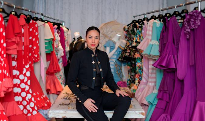 Pilar Rubio: «El traje de flamenca hace una se sienta andaluza»