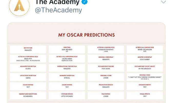 ¿Ha hecho la Academia un ‘spoiler’ de los Óscar?