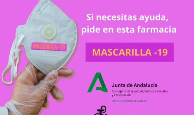 Frente a la violencia de género en Andalucía, ‘Mascarilla 19’ 