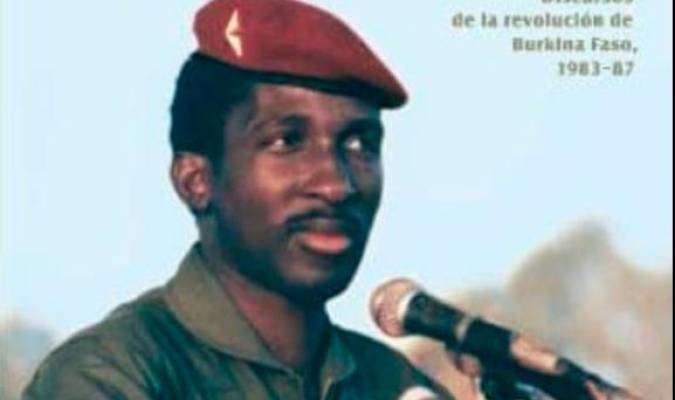 Portada del libro de Thomas Sankara discursos de la revolucion de Burkina Faso