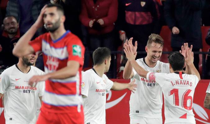 El Sevilla se afianza en los puestos de 'Champions'