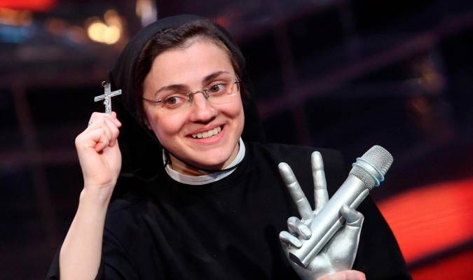 Sorpresiva decisión de la monja que ganó ‘La Voz’ en Italia