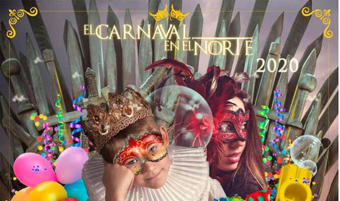 Cartel del Carnaval en el Norte 2020.