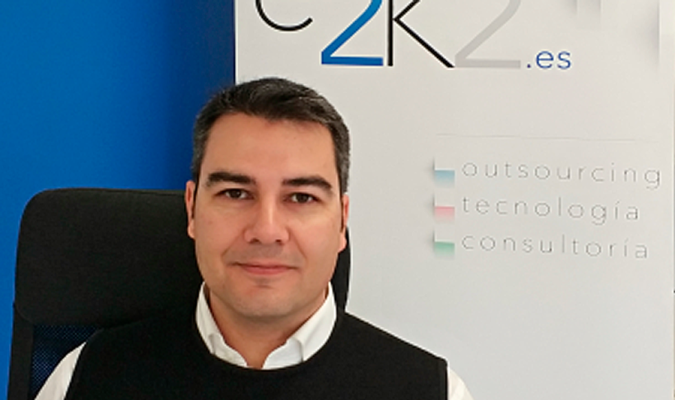Vicente Elías Fernández, responsable en Andalucía de la consultora tecnológica española E2K2, que tiene abiertas ocho ofertas de empleo para su delegación en Sevilla.