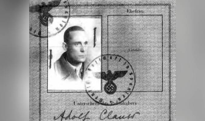 Carnet nazi de Adolfo Clauss.