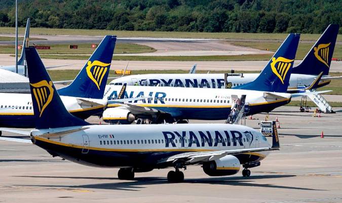 Vuelos de Ryanair. / EFE
