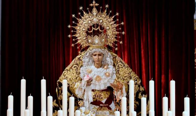 María Santísima de la Amargura, titular de la hermandad del Gran Poder de Brenes (Foto: Hermandad del Gran Poder de Brenes)