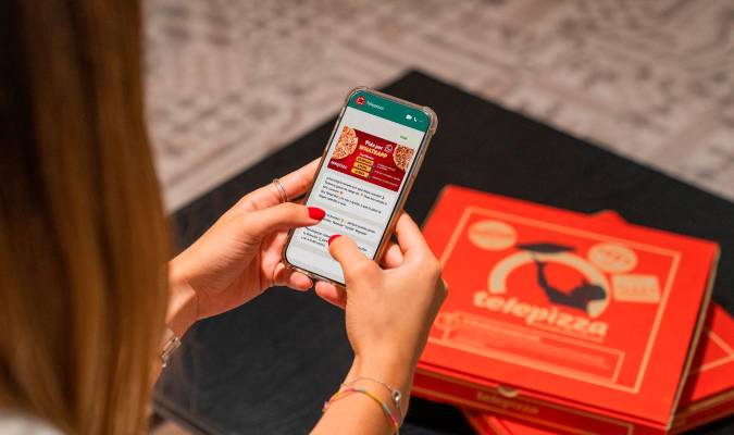 Telepizza lanza un nuevo servicio para realizar pedidos por WhatsApp