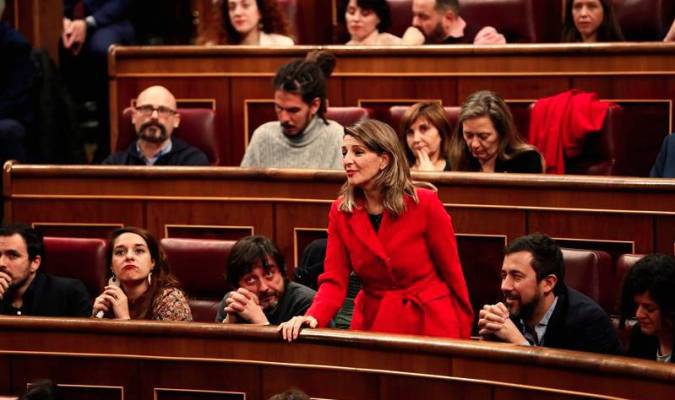 Yolanda Díaz estará al frente del Ministerio de Trabajo en el Gobierno de Pedro Sánchez. / EFE