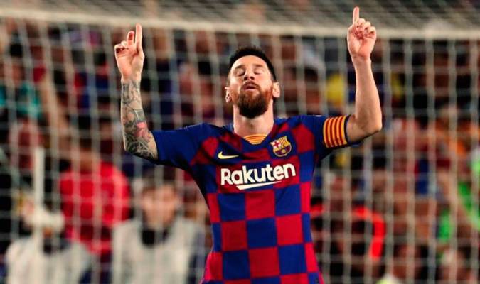 El delantero del Barcelona Lionel Messi. / EFE