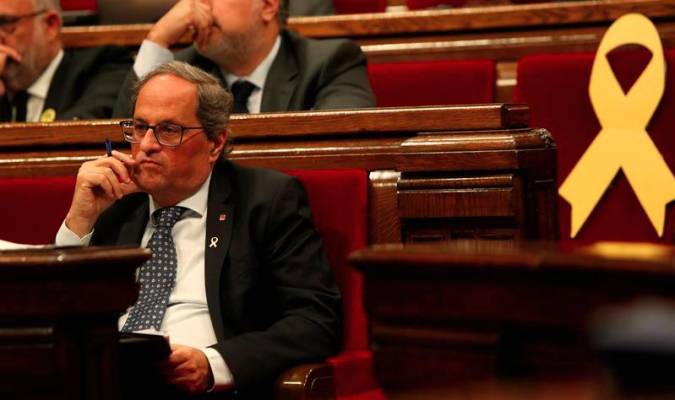El presidente de Cataluña, Quim Torra. / EFE