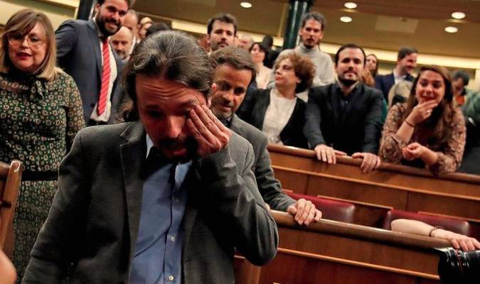 El líder de Unidas Podemos, Pablo Iglesias. / EFE