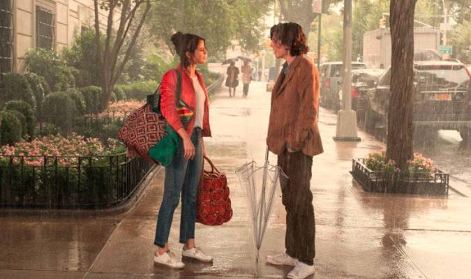 Fotograma de ‘Día de lluvia en Nueva York’, la nueva película de Woody Allen.