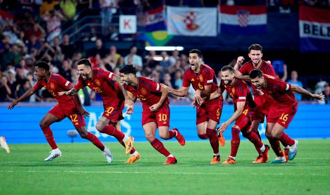 España, campeona de la Liga de Naciones ante Croacia en los penaltis. / RFEF