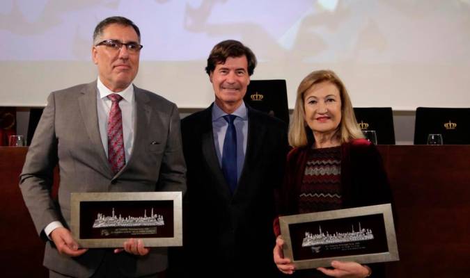 Los empresarios de Sevilla reconocen a Carmen Núñez (GAESCO) y a Federico de la Torre (FEICASE) en los Premios Empresariales CES 
