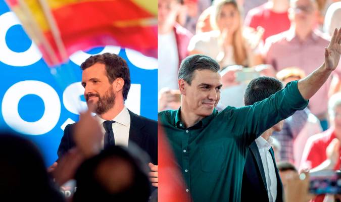 Casado ve posible gobernar y Sánchez le acusa de reforzar a la ultraderecha